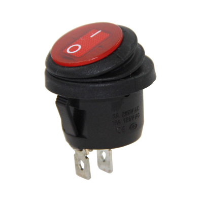 Кръгъл IC-133W Кръгъл осветен водоустойчив 2P ON/OFF