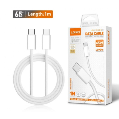 Кабел CABLE USB type-c to C-Type  2m 65W LC902C