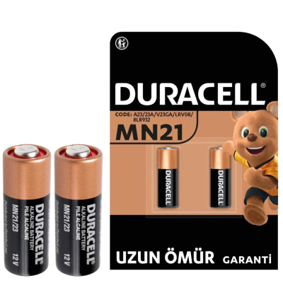 Двоен пакет литиеви батерии за аларма Duracell MN21