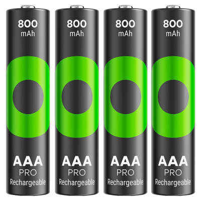 Батерия акумулаторна 1 брой GP Pro AAA 800 mAh
