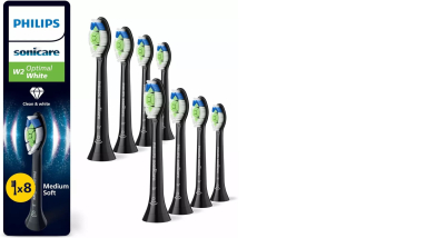 Резервни накрайници за ел. четка Philips Sonicare Optimal White HX6068/88 8бр.
