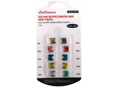 Предпазител  FUSE AUTO Micro KIT 10pcs 5A 7.5A 10A 15A 20A 30A