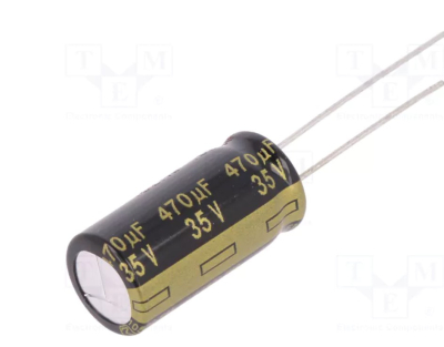 Кондензатор електр.470MF 35V  low ESR 105\'C EEU