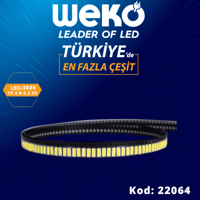 Светодиод  3030 3V 1.8W