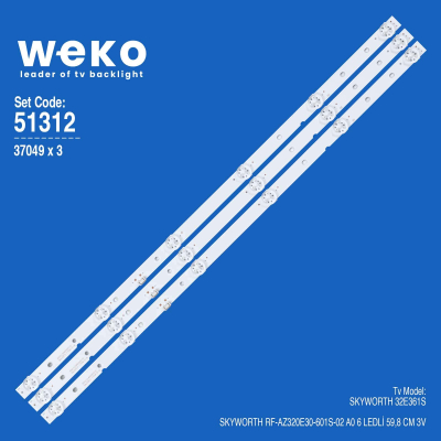 Диодни ленти комплект 3 pcs RF-AZ320E30-601S-02 A0