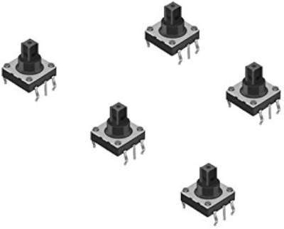 Бутон  6P 10x10 h10mm  пъпка 7mm