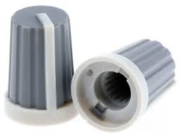 Копче за потенциометър Ø16x14mm hole-6mm Grey