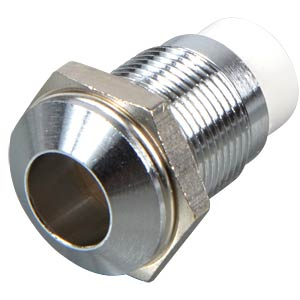 Държател за LED; 8mm; хром; метал; изпъкнала