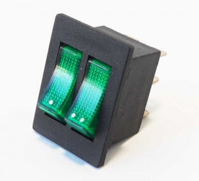 Бутон  SWITCH KCD 2P MK421CD/GL ON-OFF 12VDC