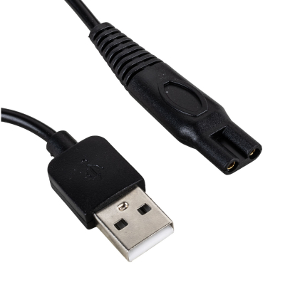 USB Charging Cable for Shavers, 1 Meter, No:10 4.8x10.9mm