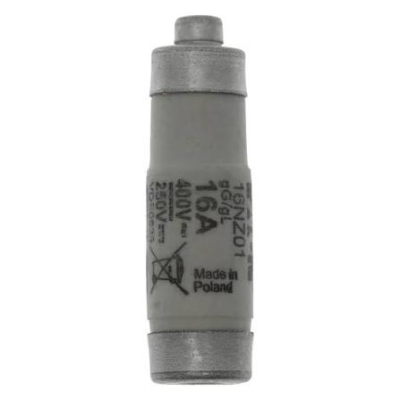 Предпазител FUSE 16A 16NZ01 250V DC 400V AC Ceramic
