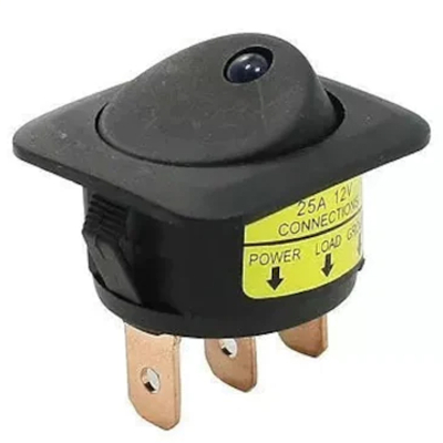 SWITCH KCD1 IC-132D 3P ON-OFF DC 12V 25A