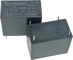 Реле  RELAY 24V 10A 4P YX201H-S-124DM