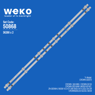 LED подсветка комплект ZN-32D06A-2 80330 V2.3