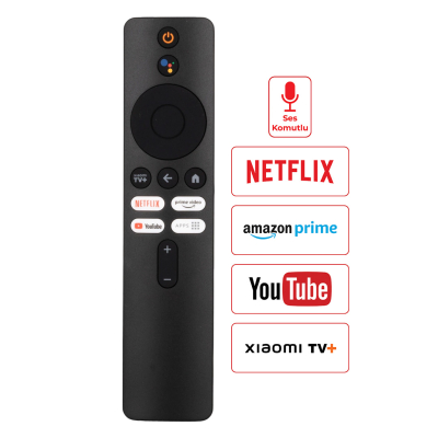 Дистанционно управление Xiaomi Mi Box 4S Netflix Prime Video YouTube с бутон, гласови команди и 4K функционалност