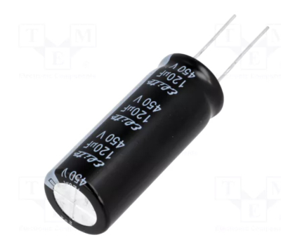 Кондензатор електр.120UF/450V 105\'C