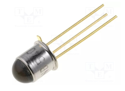 BPW77NB Phototransistor; TO-18; THT; 850nm; 70V; 20°; Lens: transparent