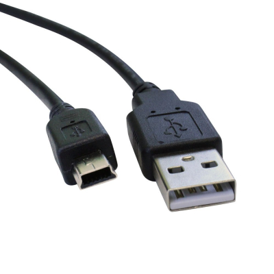 CABLE-160 USBA RETRAC Mini USB 4pins 1.2m