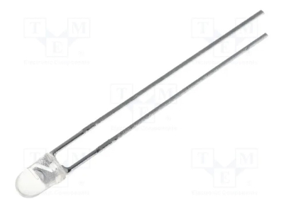 L-934F3C IR transmitter; 3mm; 940nm; transparent; 3.6mW; 30°; THT