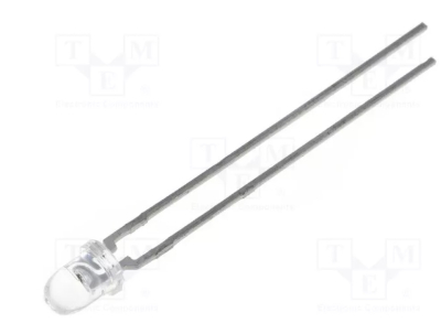 SFH309 Phototransistor; T1; 3mm; λp max: 860nm; 35V; 24°; Lens: transparent