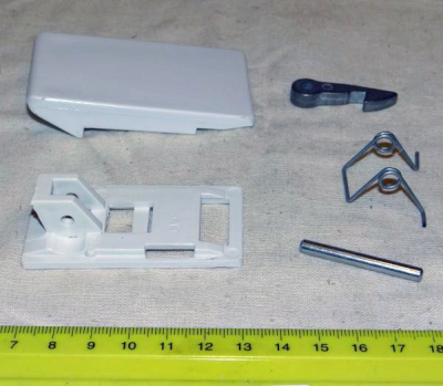 Washing machine door handle, C00031856 white