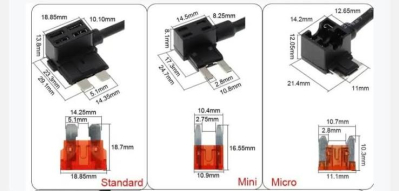 ГНЕЗДО 10A Micro2  Fuse Tap Adapter - Add-a-Circuit Car Fuse Splitter & Holder