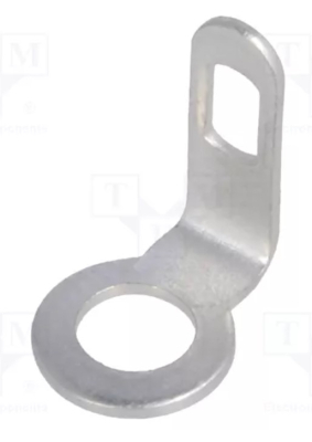 STO-M3P/NC Tip: solder lug ring; 0.5mm; M3; Ø: 3.2mm; screw; angled 90° Manufacturer part number:61-2303-11/0030