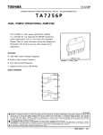 Интегрална схема TA7256P