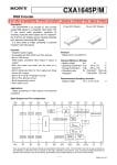 Интегрална схема  CXA1645M/P