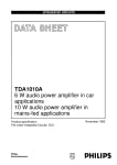 Интегрална схема  TDA1010A
