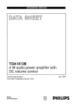 Интегрална схема  TDA1013B