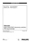 Интегрална схема  TDA1543A