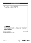 Интегрална схема  TDA4800 13-SIL