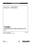 Интегрална схема  TDA9860