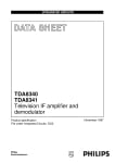 Интегрална схема  TDA8341