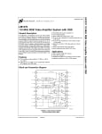 Интегрална схема  LM1279AN