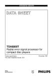 Интегрална схема  TDA8809T   SMD