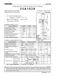 Транзистор 2SA1020 TO-92