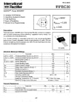 Транзистор IRFBC30 TO-220