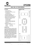 Интегрална схема  27C256R-20JC 32PIN PLCC