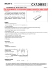 Интегрална схема  CXA2061S