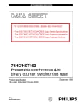 Интегрална схема  SN74HCT163N