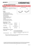 Интегрална схема  CXD2507AQ