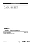 Интегрална схема  SAA5291PS-016