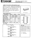 Интегрална схема  TC4043BE DIP-16