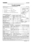 Транзистор 2SD2498 TO-3PF