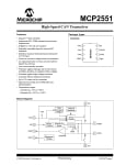 Интегрална схема  MCP2551-I/P