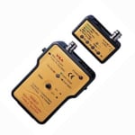 MS6810 MULTI-NETWORK CABLE TESTER;LAN network tester. Tests UTP, FTP, and SFTP cables with RJ45 and BNC connectors. Powered by one 9V 6F22 battery.