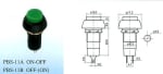 Бутон SWITCH BUTTON PBS-11A GREEN