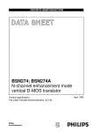 Транзистор BSN274 TO-92